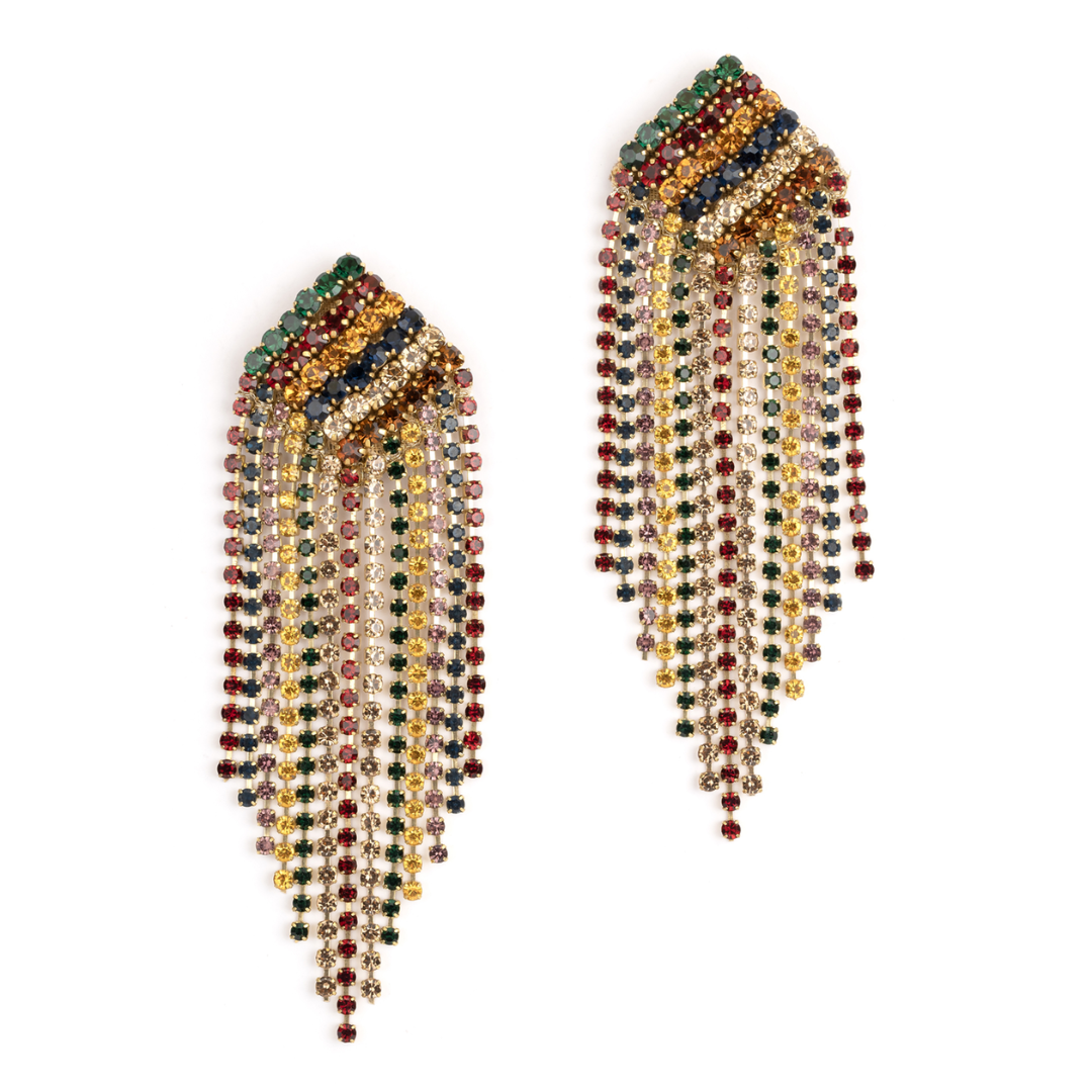 Deepa By Deepa Gurnani Niomi Earrings in Multi