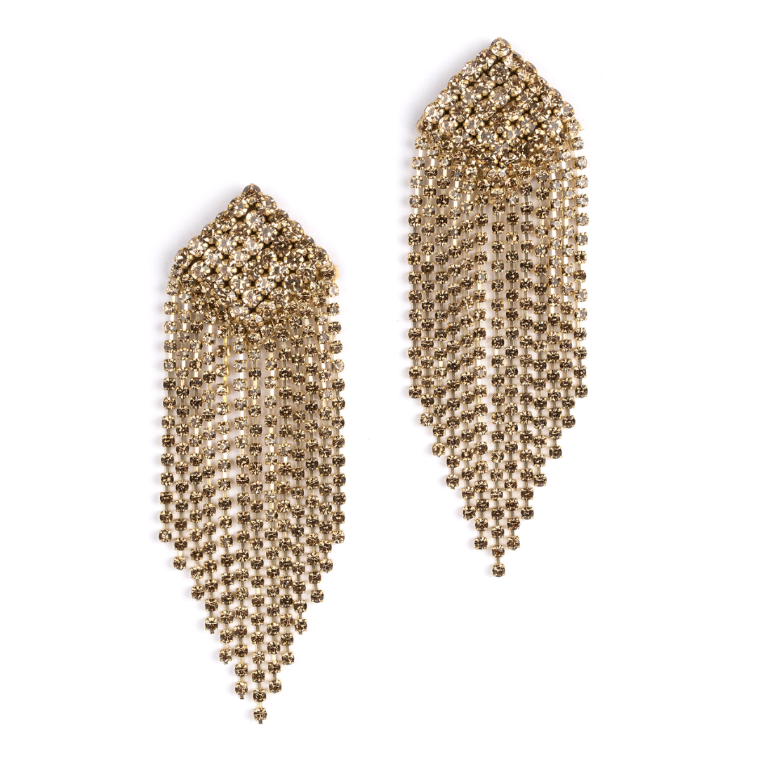 Deepa By Deepa Gurnani Niomi Earrings in Gold