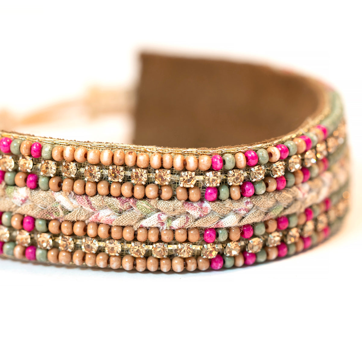 Unique Deepa Gurnani Hand Embroidered Kaitlin Bracelet