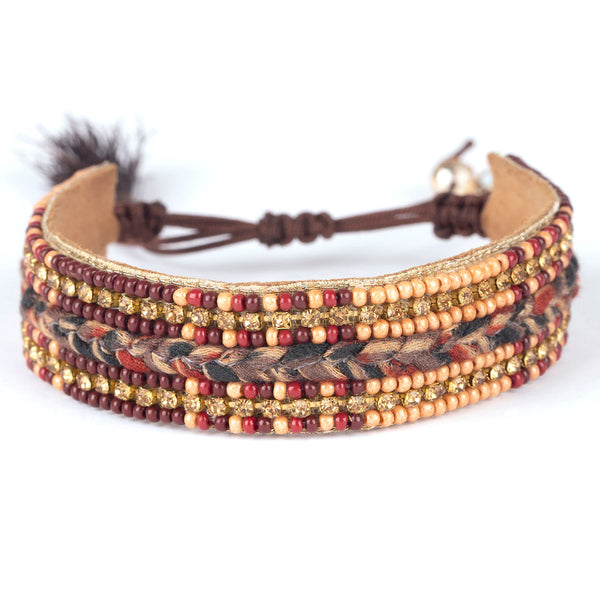 Handmade Rust color Kaitlin Bracelet