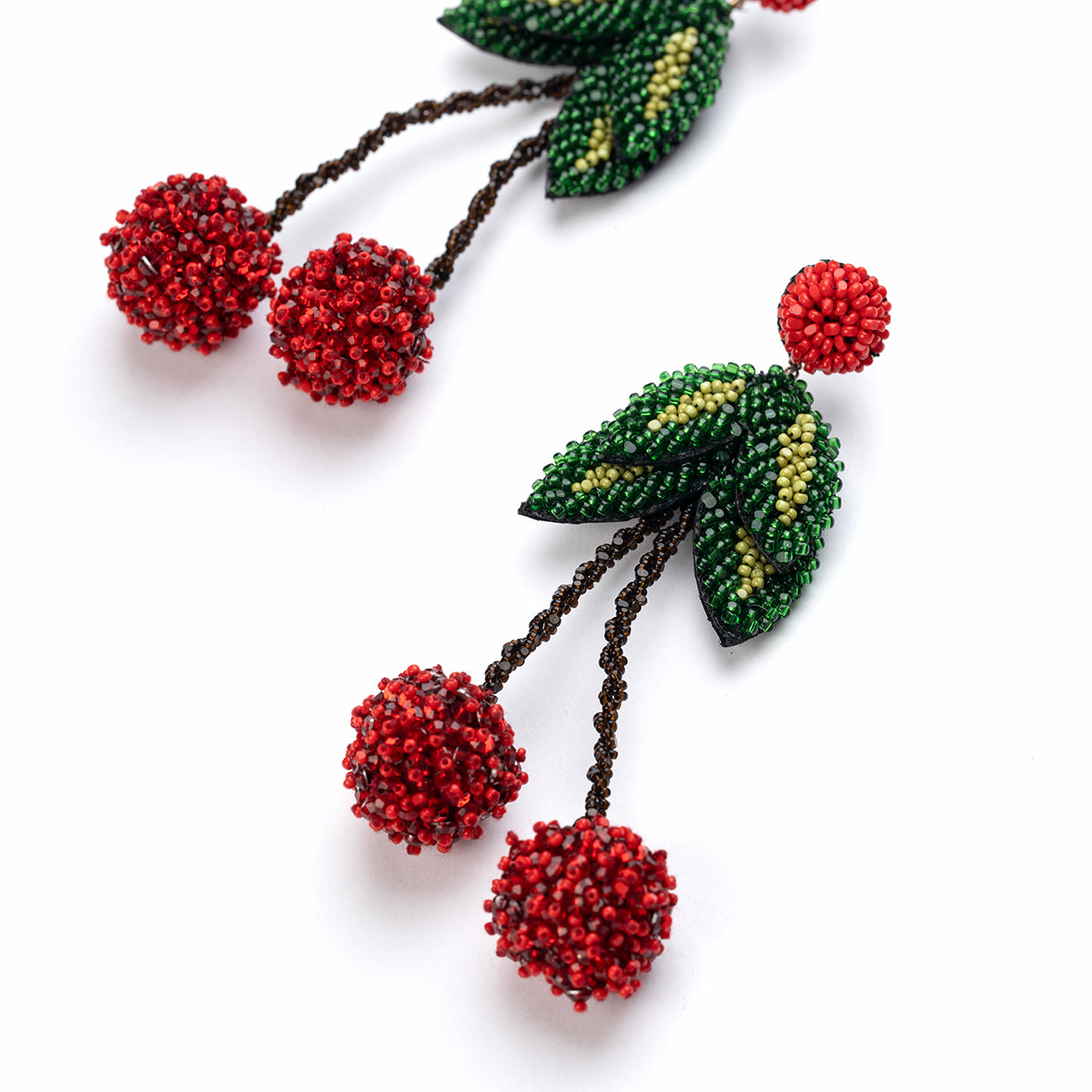 Deepa Gurnani Handmade Cherry Earrings