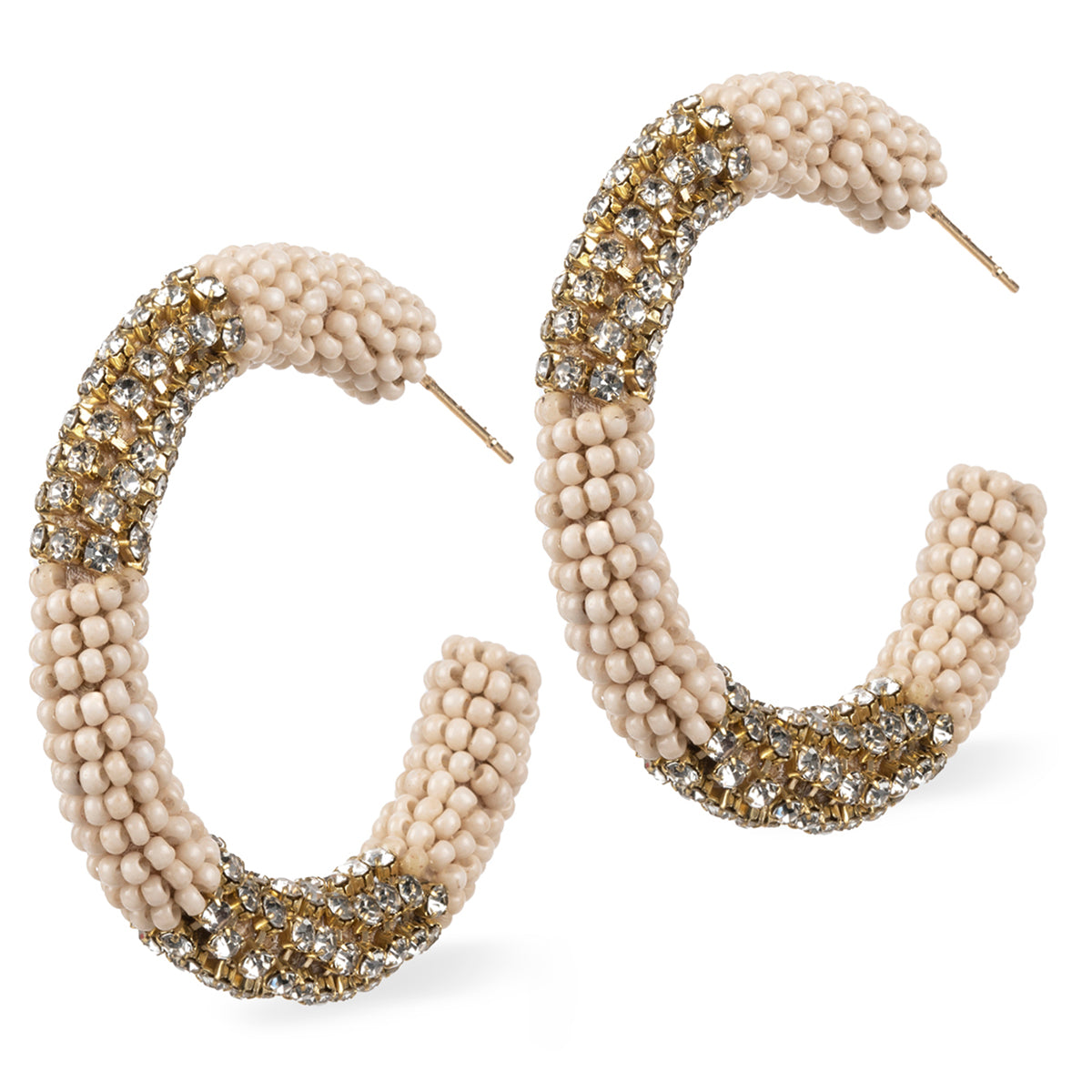 Deepa by Deepa Gurnani Handmade Champagne Lana Earrings