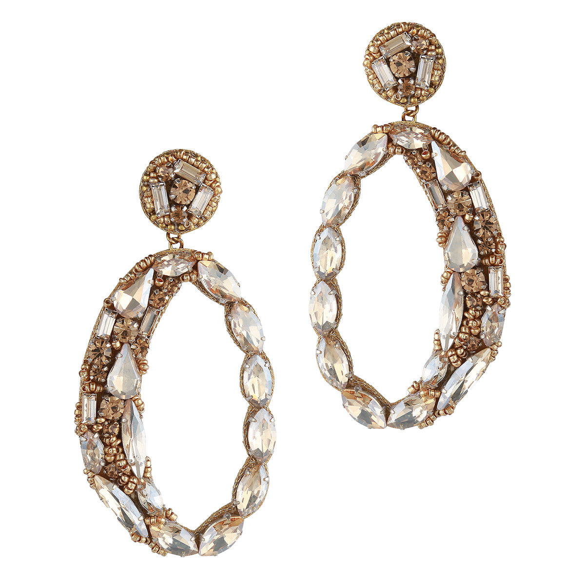 Deepa by Deepa Gurnani Freida Earrings Gold color 