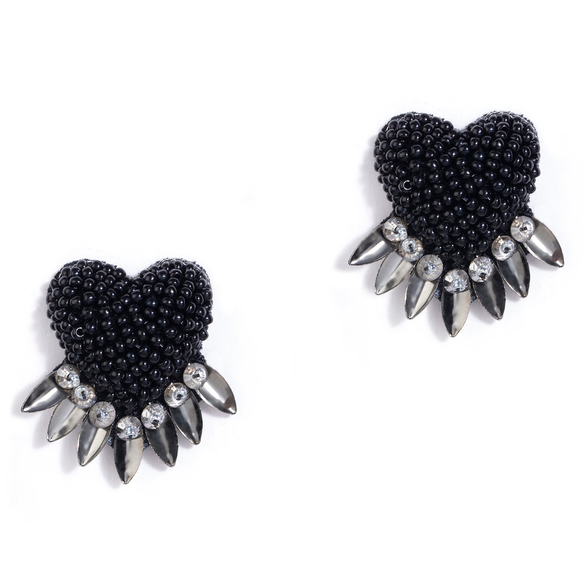 Deepa by Deepa Gurnani Handmade Black Danika Earrings