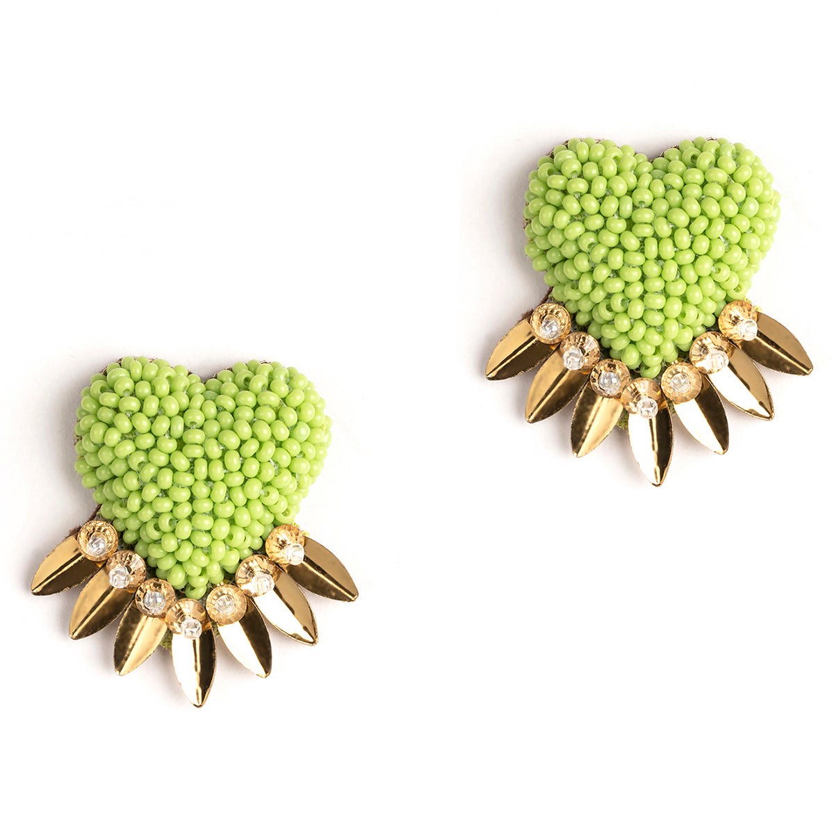 Deepa by Deepa Gurnani Handmade Lime Danika Earrings