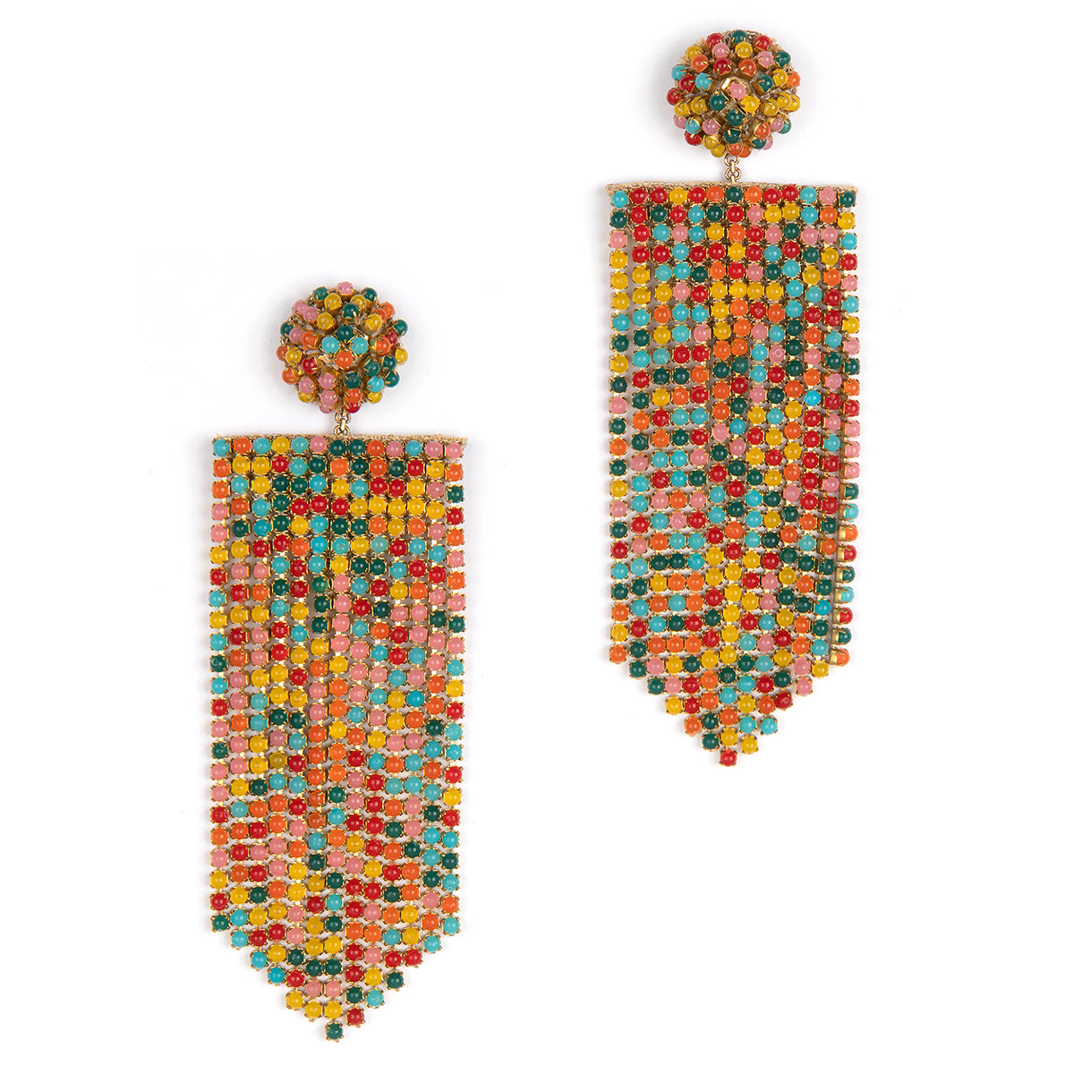 Deepa by Deepa Gurnani Handmade Multi Fanning Earrings