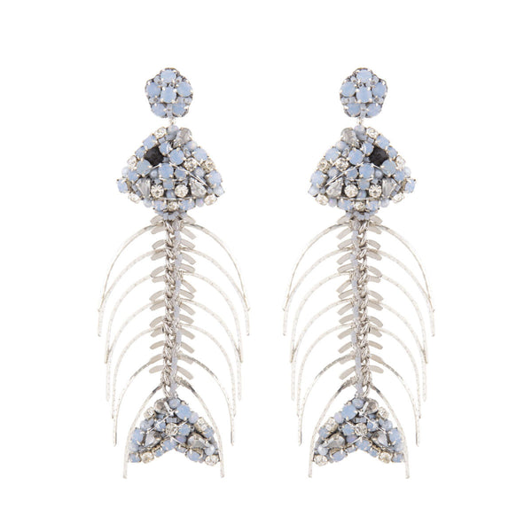 Deepa Gurnani Handmade Fishbone Earrings