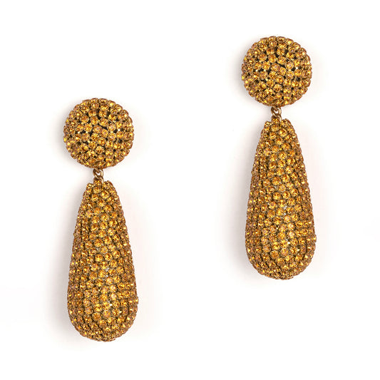 Deepa Gurnani Handmade Yellow Emely Earrings