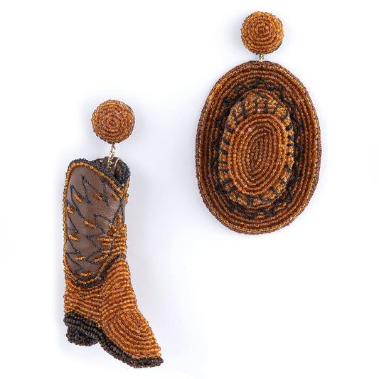 Deepa Gurnani Handmade Cowboy Earrings