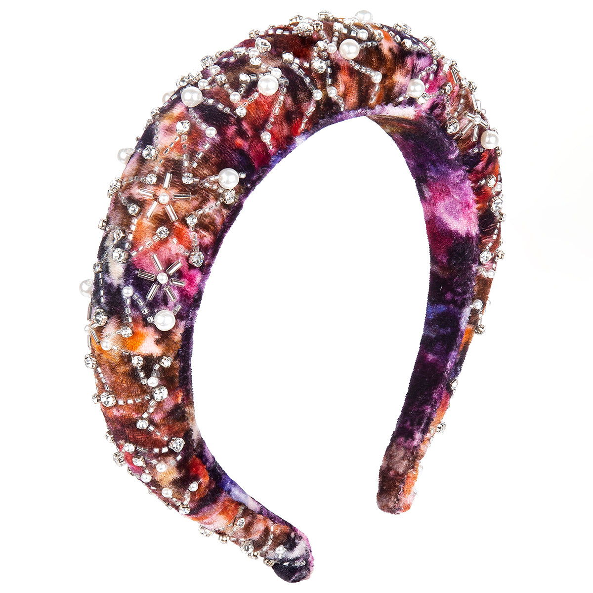 Deepa by Deepa Gurnani handmade Nova Headband in Plum color