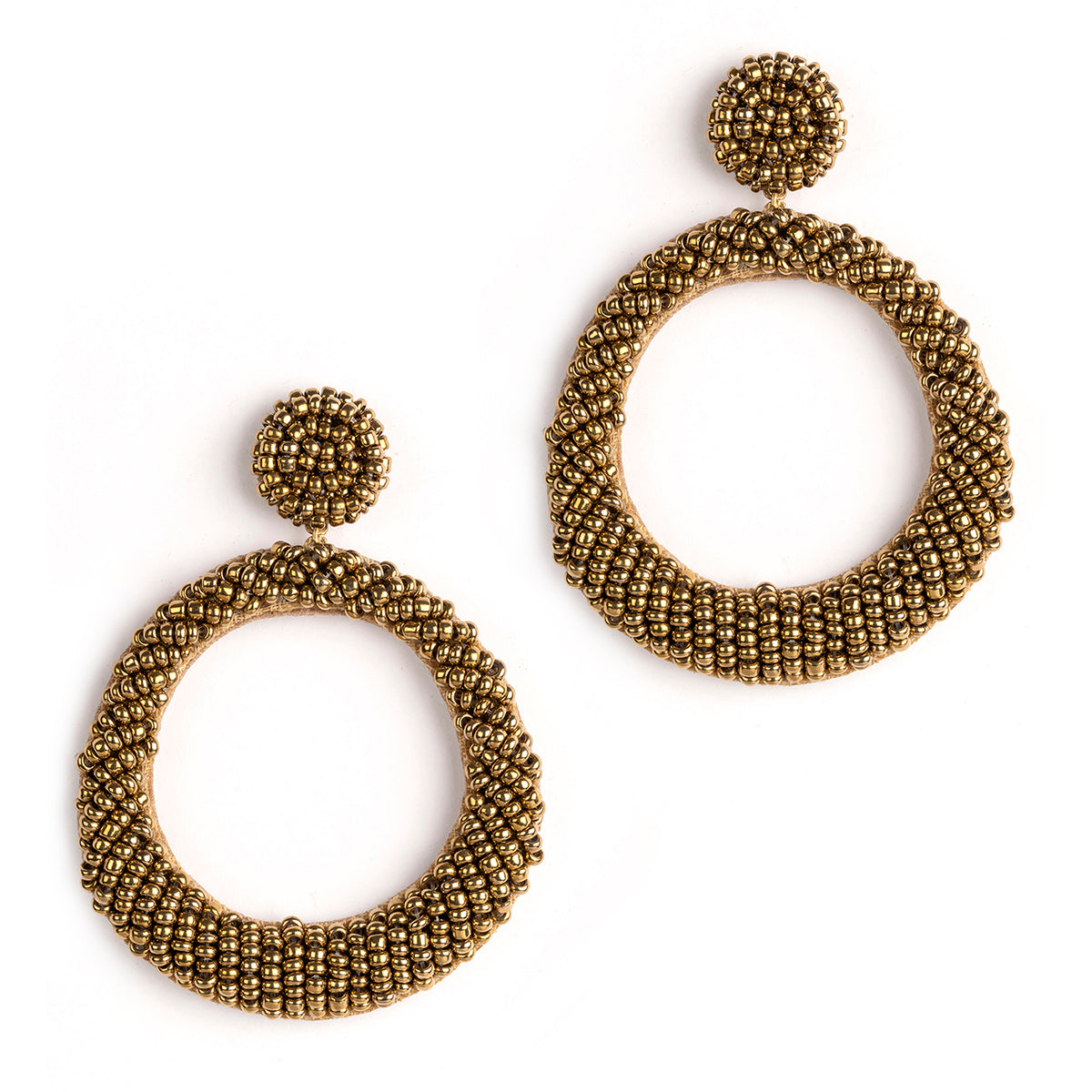 Deepa by Deepa Gurnani Handmade Gold Asta Earrings