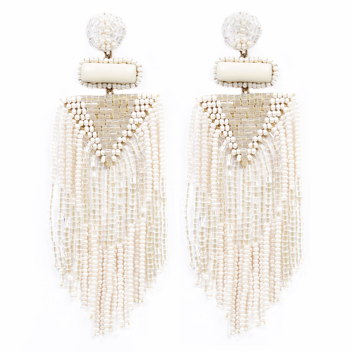 Deepa by Deepa Gurnani Lightweight Ivory Jody Earrings