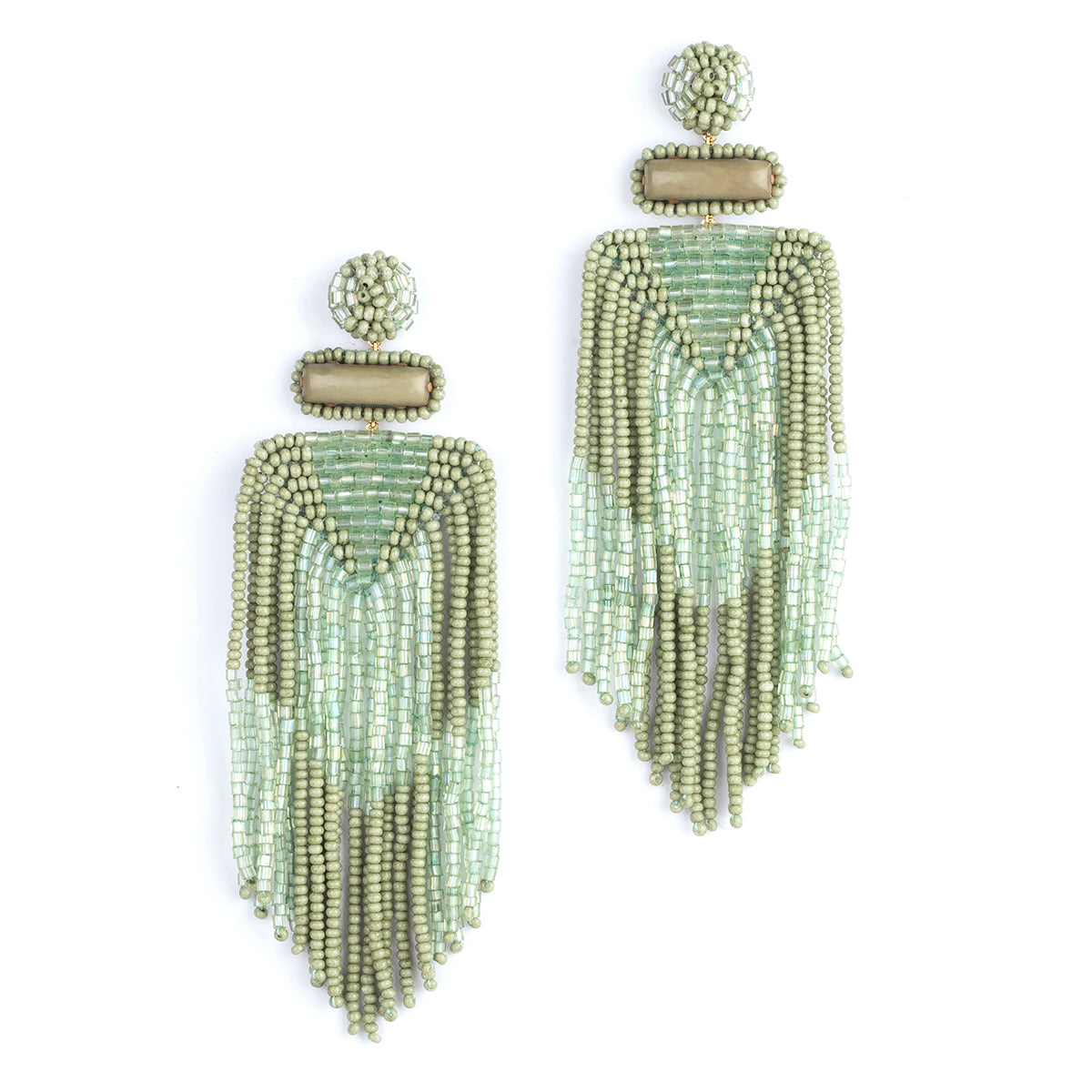 Deepa by Deepa Gurnani Lightweight Olive Jody Earrings