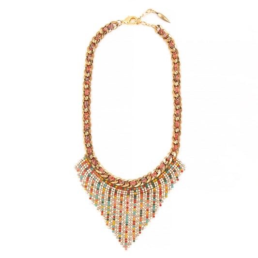 Deepa by Deepa Gurnani Handmade Multi Color Zaye Necklace