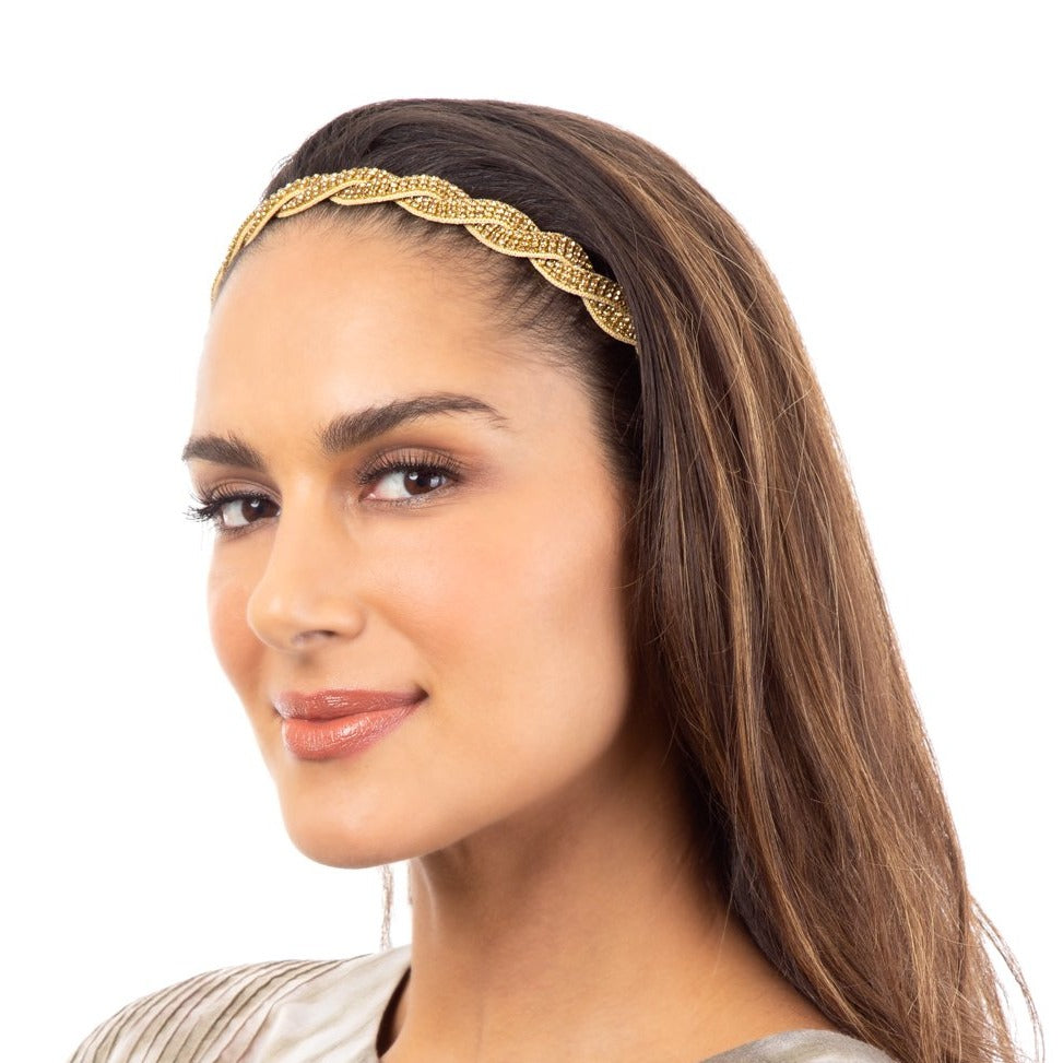 Freshen your hair style with a Deepa Gurnani handmade headband. 