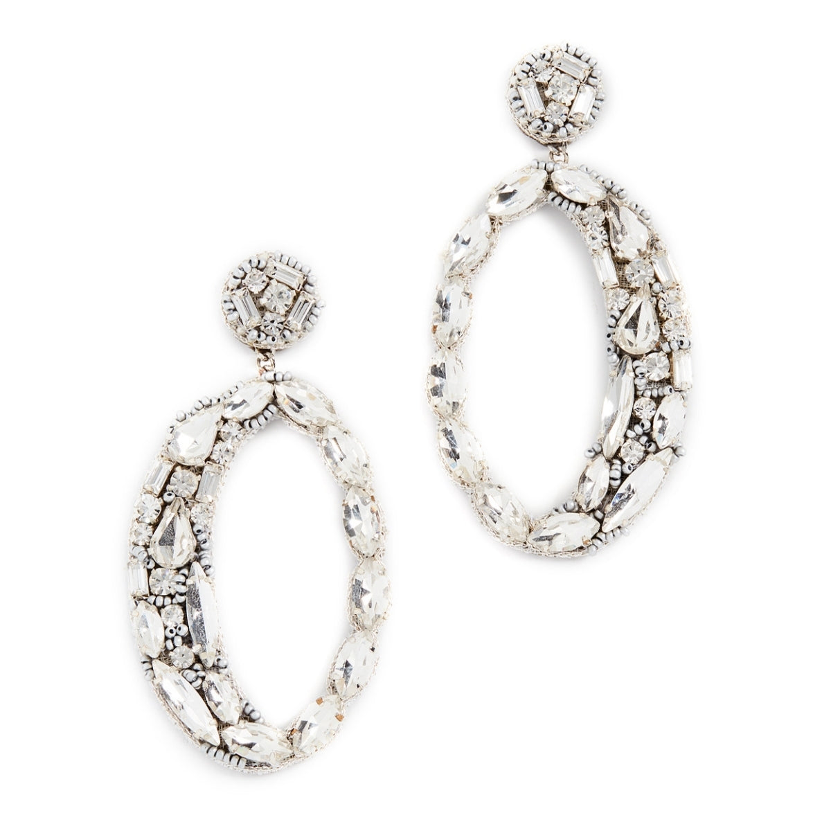 Deepa By Deepa Gurnani Freida Earrings silver Color